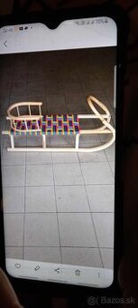 Drevené sánky  120cm a 125c.