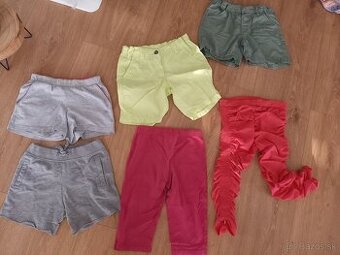 Posuniem dievčenské kraťasy veľkosť 128