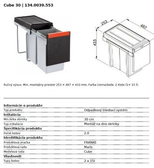 Sorter Franke 134.0039.553