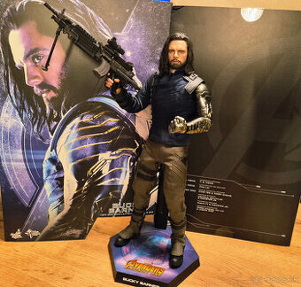 Bucky Barnes Winter soldier Hot toys+druhý headsculp MMS509