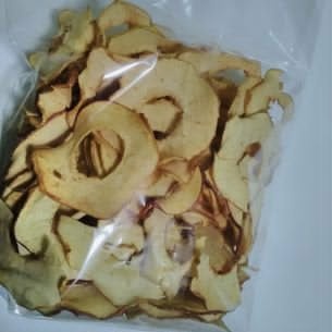 Domáce sušené jablká.