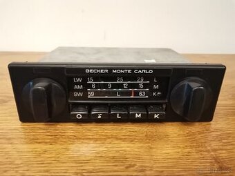 VINTAGE AUTORADIO BECKER MONTE CARLO