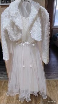 Predám kvalitné šaty+kabátik pre dievčatá...LACNO