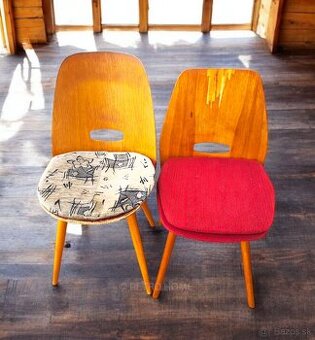 2 retro stoličky lízatká - F. Jirák