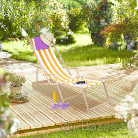 Záhradné ležadlo, plážové  Relaxdays - 1