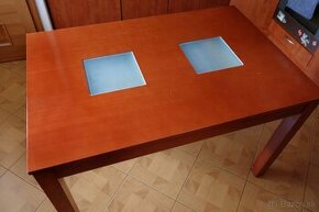 Rozťahovací jedálenský stôl - čerešňa - 1