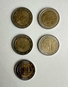 2 eurové mince - 1