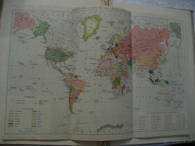 Mapa Rozdelení sveta v období mezi první a druhou svetovou v