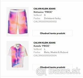 Predám Calvin Klein súpravu - košeľa + nohavice