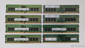 Predám DDR4 RAM do PC, rôzne modely.