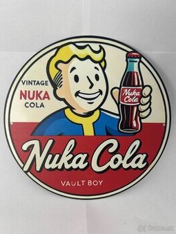 Plechová ceduľka do garáže - Nuka Cola