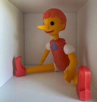 Pinocchio pinokio stara plastova hracka