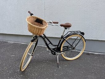 Mestský bicykel CTM Fiore 28" perleťová čierna