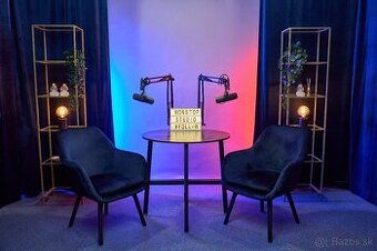 Podcastové štúdio spojené s ateliérom - 1