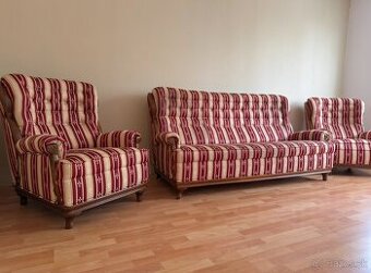 Predám Elegantný set – gauč a 2 kreslá, výborný stav