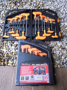 6-dielna sada imbusových kľúčov a torx T-rukoväťou