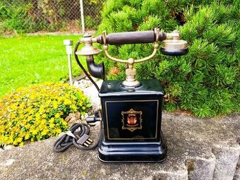 Velmi starý dánský telefon Jydsk, krásný kus