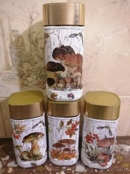 Fľašky na huby-sušené