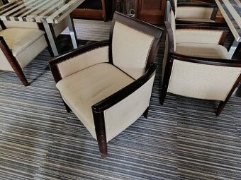 Látkovo-drevené kresielka/stoličky