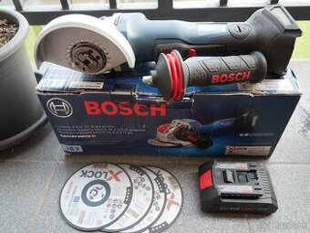 Bosch professional GWX18V-50PCN uhlová brúska + baterka