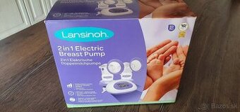 Elektrická odsávačka Lansinoh 2v1 – dvojfázová, dvojitá