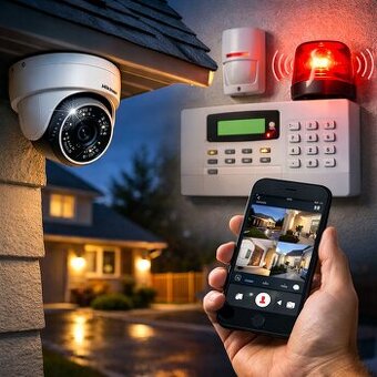 🔐 Montáž a servis kamier & alarmov 📷