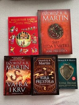 5 nových kníh GRRM (Hra o tróny) + rozprávky Grimm
