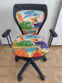 Detská otočná stolička Dino