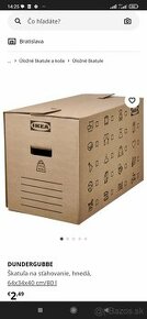 IKEA krabice na sťahovanie DUNDERGUBBE - 14 kusov
