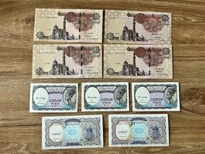 Lot bankoviek Egypt