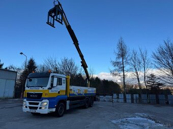 MAN TGS valník s hydraulickou rukou HIAB 211-TOP STAV