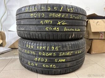 R20 275/45 Toyo Proxes Sport Suv 110Y XL 2x5mm DOT5019