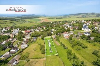 STAVEBNÝ POZEMOK, OBEC CHMEĽOV, 2200 M2, 18 KM OD PREŠOVA