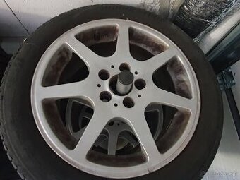 Hliníkové disky R15 + 195 / 50 Letné pneu Bridgestone