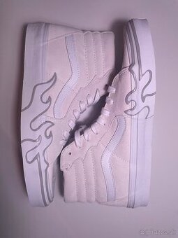 Vans Sk8-Hi Flame Biele / Krémové