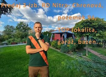 Predaj 3-izb.,RD,Nitra-Chrenová,110 m2, garáž, poz. 9á, Exkl