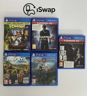 Hry na ps4 s obalom v perfektnom stave