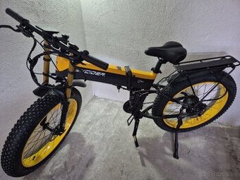 Elektrobicykel ,skladaci,zabalený nepoužitý  1000w , 45km/h