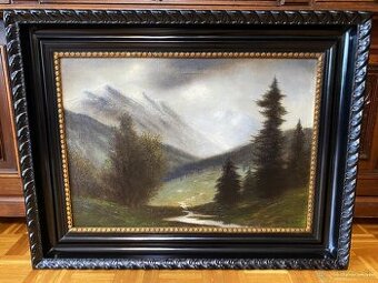 Prekrásne obrazy,olejomalby od E. Szepesi Kuszka,Mednyánszky