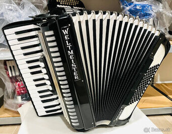 Predám akordeón Weltmeister ACHAT 72 basový s krásnym zvukom