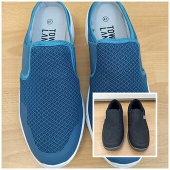 SET 2x pánske topánky - espadrilky, mokasíny, tenisky (41)