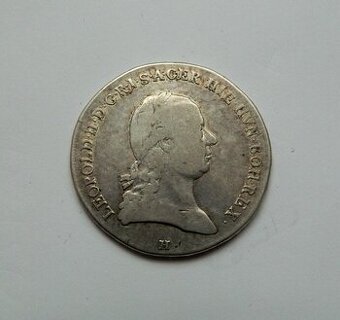 Predám 1 toliar 1791 H  Leopold I.