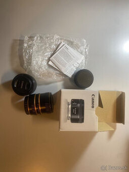 Predám Objektív Canon EF-S 50mm f 1.8