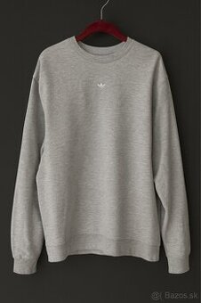 Sivá pánska mikina Adidas vo veľkosti XL