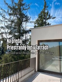 Priestranný apartmán v Tatrách, parkovanie a wellness v cene