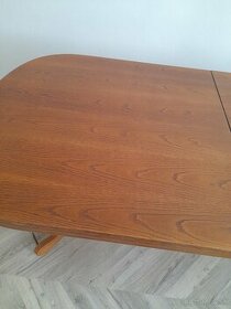 Veľký drevený rozkladací stôl - 1