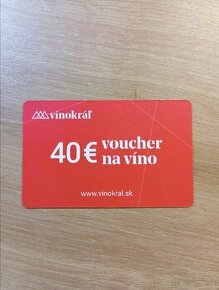 40€ VOUCHER - vinokral.sk