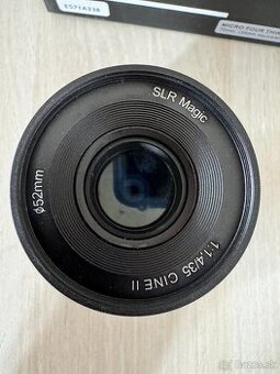 SLR Magic 35mm T1.4 Cine Mark II – objektív pre MFT