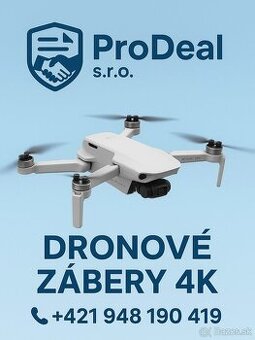 Ponúkam DRONOVÉ ZÁBERY – VIDEO & FOTO (4K)