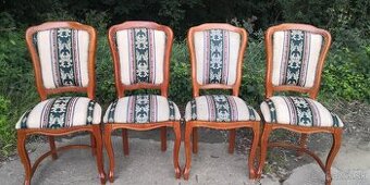 Barokové stoličky-4 ks